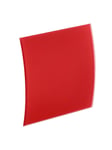 Unite frontpanel glass matt red curve design for system+ fan diam100