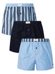 Tommy Hilfiger3 Pack Woven Boxers Shorts - Ithaca/Desert Sky/Shirting Stripe