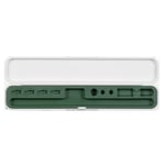 Stylus Pen Fodral för IOS Tablet Penna Stöttåligt Rimlig Layout Portabel Multifunktionellt Stylus Fodral för Resor Grön
