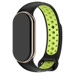 Bracelet COOL pour Xiaomi Smart Band 8 Sport Noir-Vert, Noir, Talla única