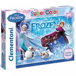Frozen Glitter Puzzle Super Color 104 Piece Kids Childrens Olaf Anna Elsa