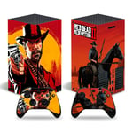Kit De Autocollants Skin Decal Pour Console De Jeu Xbox Series X Red Dead Redemption 2, T1tn-Seriesx-8000