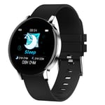 KYLN Smartwatch Android Bluetooth Smart Watch Men Women Heart Rate Blood Pressure Fitness Tracker Sports Band SmartWatch-Silver