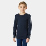 Helly Hansen Junior Lifa® Crew Merinoull Baslager Topp Marinblå 128/8