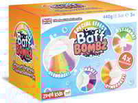 Zimpli Kids Baff Bombz Badbomber Regnbåge, Rymdskepp, Måne &  Stjärna