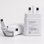 45W Super Fast Charger Plug USB C-C Cable Samsung S24 S24+ S24 Ultra S23 S22 S21