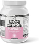 Premium Hydrolysed Marine Collagen Powder - with Hyaluronic Acid, Vitamin C, Bio