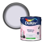 Dulux Silk Emulsion Paint For Walls And Ceilings - Violet White 2.5 Litres