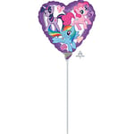 Anagram 7A2479809 Ballon en aluminium Mini 23 cm My Little Pony Heart-Si Gonfle à l'air, multicolore