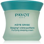 Payot Pâte Grise Sleeping Crème Purifiante Regulerende og rensende natcreme til fedtet og kombineret hud 50 ml