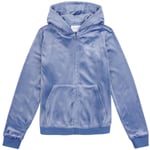 Juicy Couture velour hettejakke til barn, grey blue