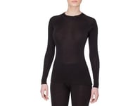 Thermowave Långärmad Blus För Damer Thermowave Merino Warm - Svart Storlek/ Xs