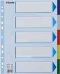 Esselte Maxi Faneblade | A4 | Plast | 5 faner