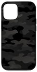 Coque pour iPhone 13 Pro Midnight Stealth Urban Camo Noir Anthracite