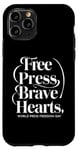 iPhone 11 Pro Free Press, Free Brave journalist : World Press Freedom Day Case