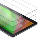 Skyddsglas - CADORABO - Paket med 3 - Samsung Galaxy Tab 4 - Härdat glas - Antistatisk