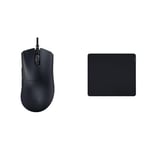 Razer DeathAdder V3 - Souris Gaming Esports Ergonomique (Design Ultra-léger de 59g) & Gigantus V2 Large - Tapis de Souris de Jeu Souple pour Un Style de Jeu Rapide et Un contrôle