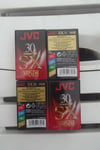 4 X NEW JVC SX 30 Minute VHS-C Compact Camcorder Video Tape Cassette EC-30SX