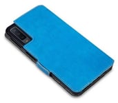 Mobilväska Samsung Galaxy A7 2018 Blå Slim