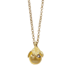 Bottega Boccadamo Necklace Leaf Pearl Guld