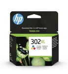 Genuine Original HP 302XL F6U67AE Colour Ink Cartridges OfficeJet 3830 4650