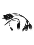 HDMI DisplayPort or Mini DisplayPort to HDMI Adapter Cable