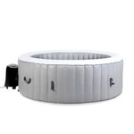 BeneoSpa NEUF Portable Gonflable Bubble Spa, Bain à Remous, Jacuzzi, Gris