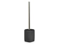 Zeller Present Dark Stone, Toalettborste, Svart, Polyresin, 365 Mm, 9,5 Cm