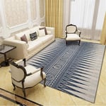 outdoor carpet Living room carpet gray geometric stripe pattern soft carpet water wash Gray carpet for living room 80X120CM office chair mats for carpeted floor 2ft 7.5''X3ft 11.2''