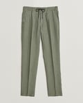 BOSS BLACK Genius Slim Fit Linen Pants Open Green