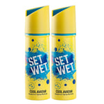 Set Wet Cool Avatar Deodorant & Body Spray Perfume for Men, 150ml (Pack of 2)