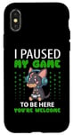 Coque pour iPhone X/XS Toy Terrier Gamer Jeu vidéo