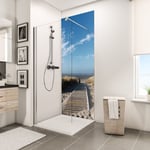 Jamais utilisé ] - Panneau mural 90 x 210 cm, revêtement pour douche et salle de bain, DécoDesign photo Schulte Ponton de la mer du nord