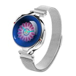 KYLN Smart Bracelet Best Gift for Women Fashion Watch Heart Rate Monitor Blood Pressure Watch Fitness Tracker Sports Smart Watch-Silver