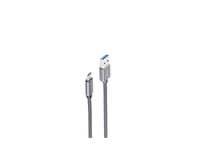 Shiverpeaks Bs13-38020, 1 M, Usb A, Usb C, Usb 3.2 Gen 2 (3.1 Gen 2), 10 Gbit/S, Grå
