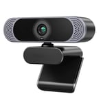 Webkamera 4K30fps 8MP med autofokus dobbel mikrofon og stativ