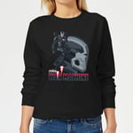 Avengers War Machine Women's Sweatshirt - Black - XS - Black