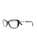 Bvlgari Glasses Frames 4112KB 5195 Black and Gold Plated 53mm Womens - One Size