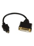 StarTech.com Micro HDMI to DVI-D Adapter - video adapter - HDMI / DVI - 20.3 cm