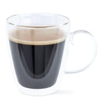 500ML Double Walled Coffee Mug - Insulated Thermo Glass