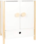 small foot armoire de poupée "Little Button", scandinave simple avec des portes à charnières qui fonctionnent bien, à partir de trois ans, 11812