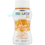 Resource 20 drickfärdigt, komplett kosttillägg, ananas-mango 4 x 200 milliliter