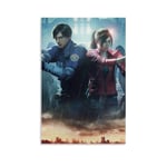 DRAGON VINES Resident Evil 2 Remake Game Character Poster decorations farmhouse decor 08x12inch(20x30cm)
