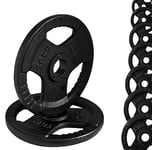 G5 HT SPORT Olympic Cast Iron Discs Hole Ø50 mm for Gym And Home Gym from 1.25 to 25 kg for Dumbbells And Barbell (1 x 15 kg)