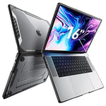 SUPCASE Coque pour MacBook Pro 16'' M3 Pro/Max (2023) & M2 Pro/Max/A2780 (2023) & M1 Pro/Max A2485 (2021) [Unicorn Beetle] Protection Rigide Étui Fine Doublecouche -Transparent/Noir