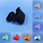 For Iphone Wireless Bluetooth Headset Shell Drop Proof Silicone Lightblue