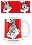 Empire Poster Looney Tunes – Bugs Bunny – Taille (cm), env. 8,5 cm Hauteur 9,5 – Licence Tasses Looney Tunes, Bugs Bunny – Tasse en céramique, blanc, imprimé, capacité 320 ml, licence officielle, Passe au Lave-Vaisselle et au micro-ondes