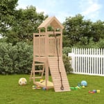 Maisonchic - Aire de Jeux Maisonnette de jeu avec mur d'escalade Maison enfant exterieur bois massif de pin 87322
