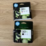 HP 301XL High Yield Original Ink Cartridge, Black & Tri Colour,  2  Pack