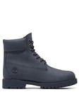Timberland Heritage 6 Inch Waterproof Lace Up Boots - Blue, Dark Blue, Size 9, Men